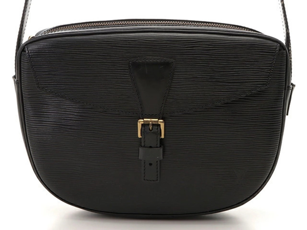 LOUIS VUITTON Shoulder Bag Jeune Fille Epi Noir Black